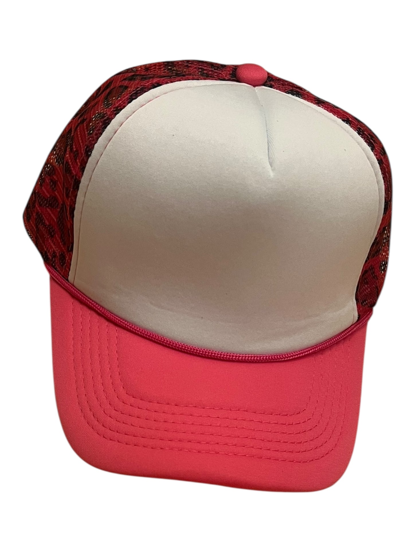 White and pink w/ leopard pink black  print