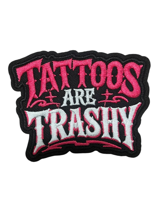 Tattoos are trashy pink white
