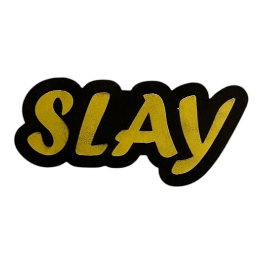 Leatherette Slay 2 pcs Iron on Patch
