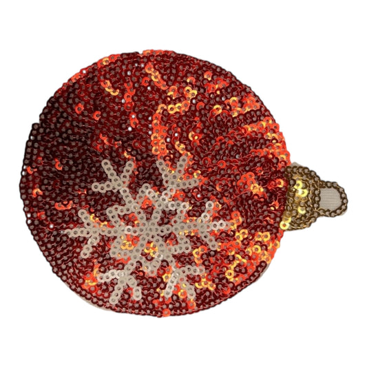 Sequin Christmas ornament Iron  on Patch