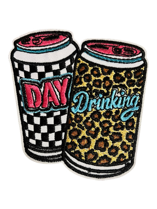 Day drinking cans checkered and leopard