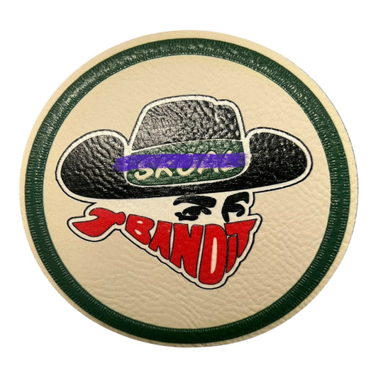 Leatherette Bandit  Iron on Patch