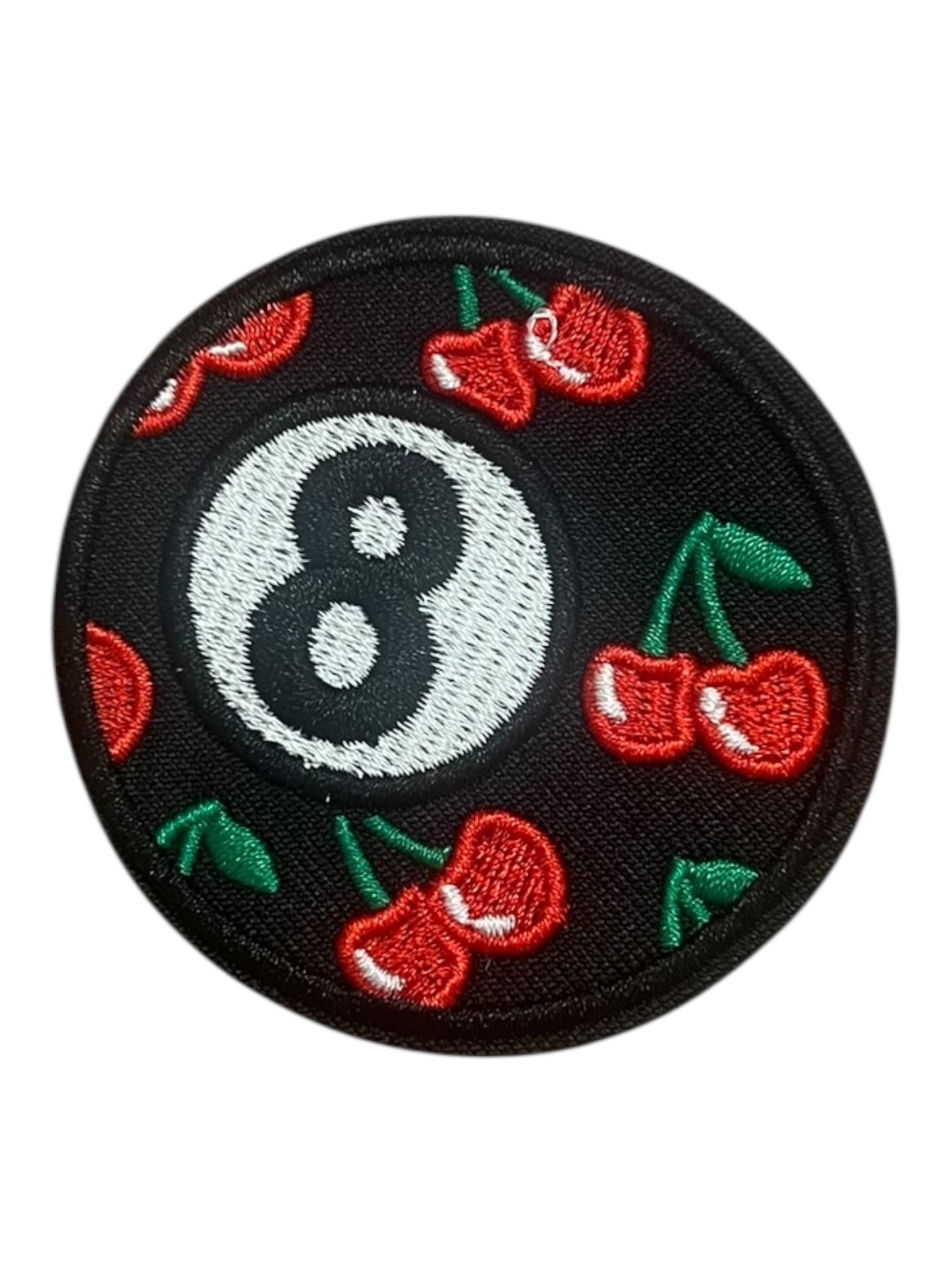 8 ball with cherries