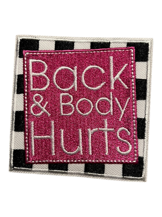 Back & body hurts