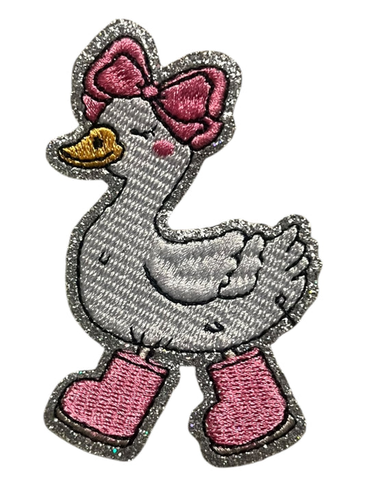 Goose w/ pink bow