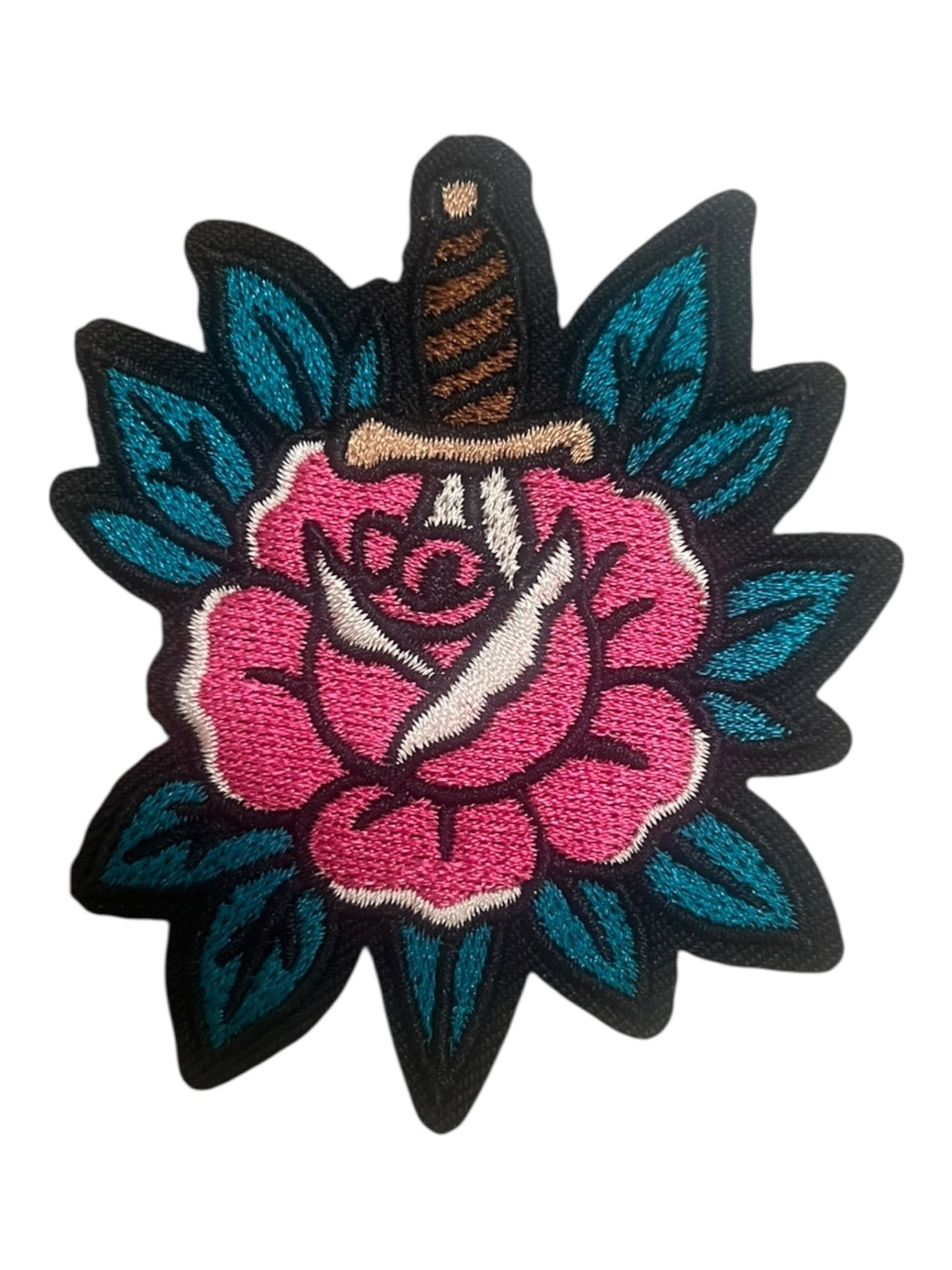 Colorful rose with a dagger EHV