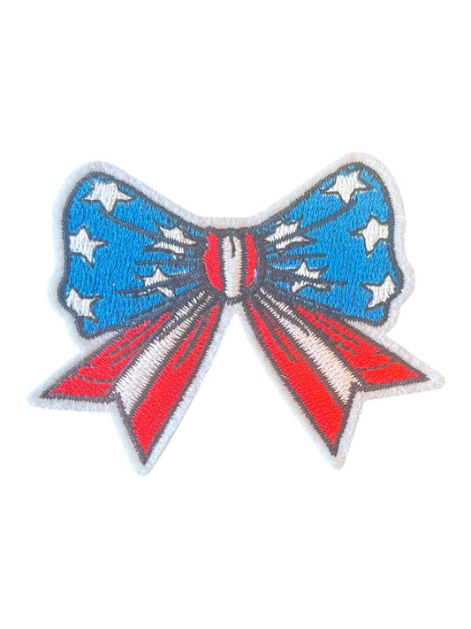 Red White Blue Bow