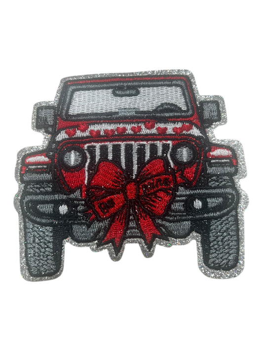 Off road red with a bow