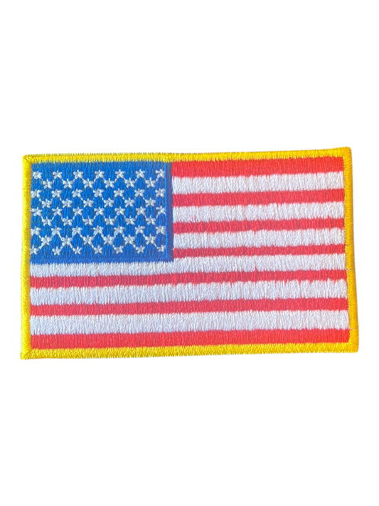 Red White Blue flag yellow
