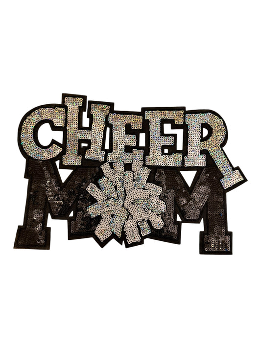 Sequin Cheer mom apparel size