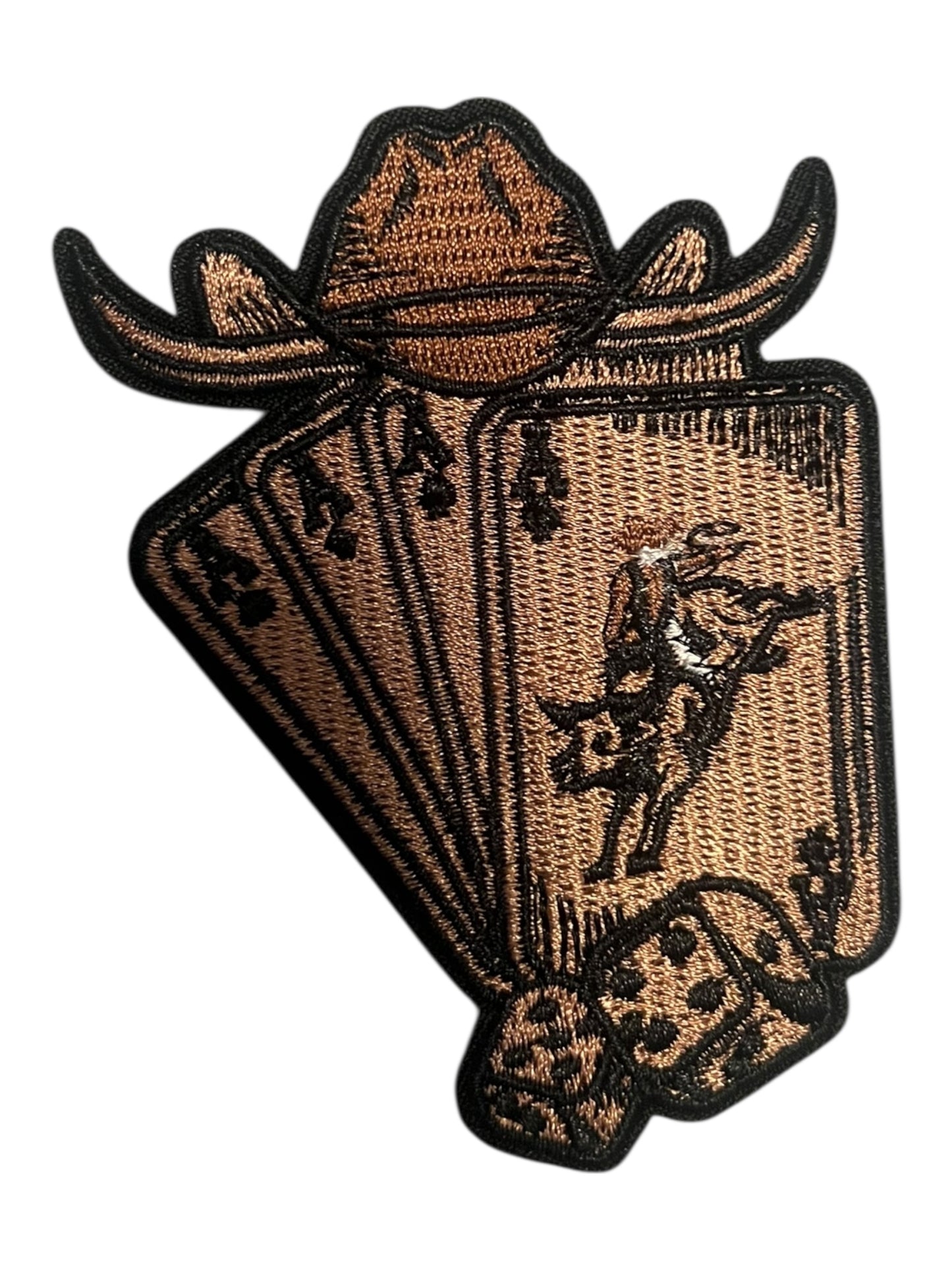 Aces 4 of a kind with cowboy hats