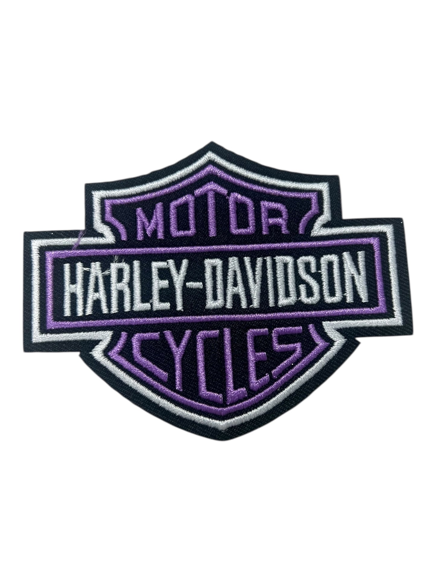 Purple Motorcycle 3.25” across