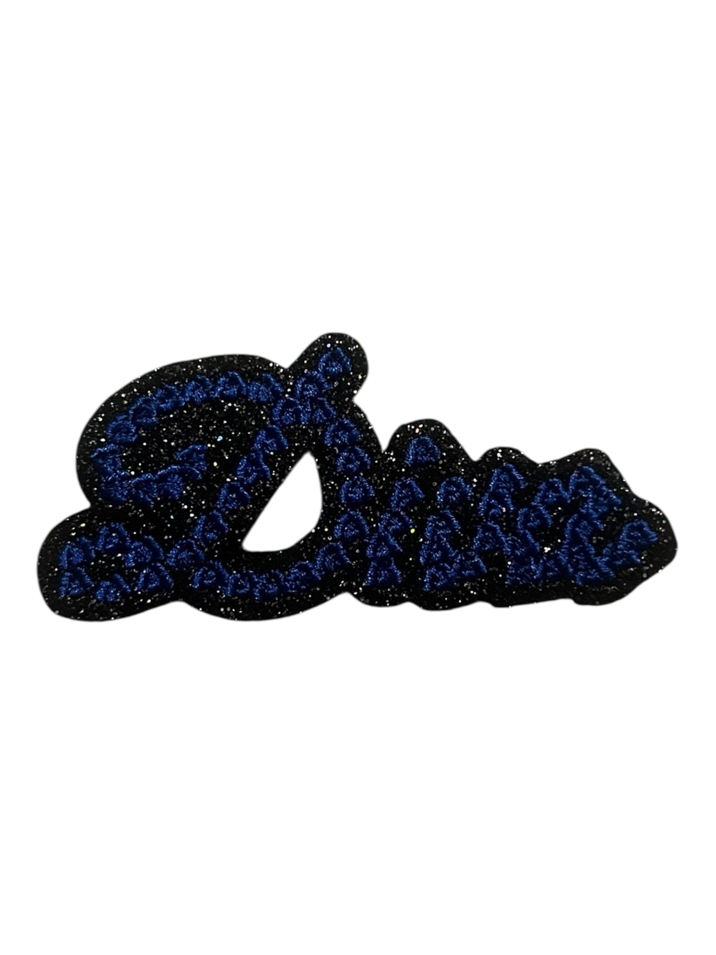 Diva w/ black  glitter