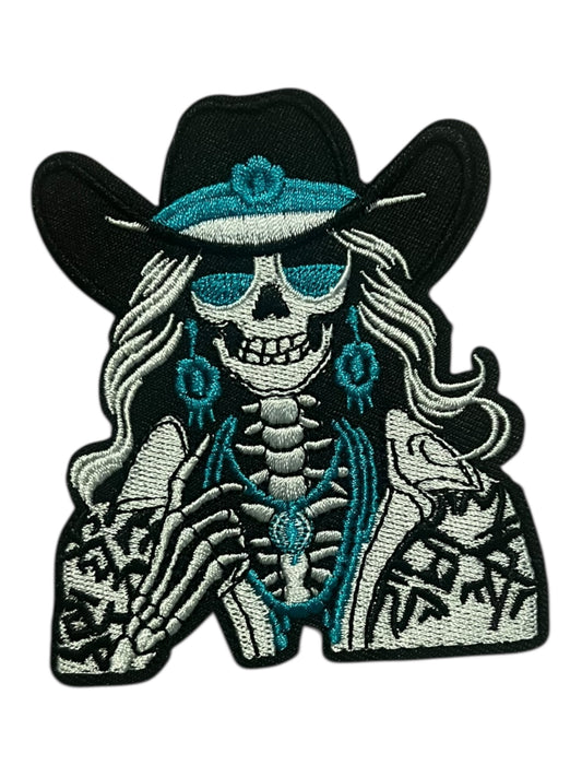 Skelly cowgirl turquoise