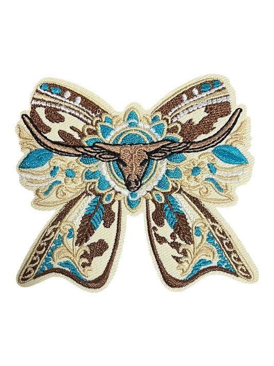 Western bow with  steer head