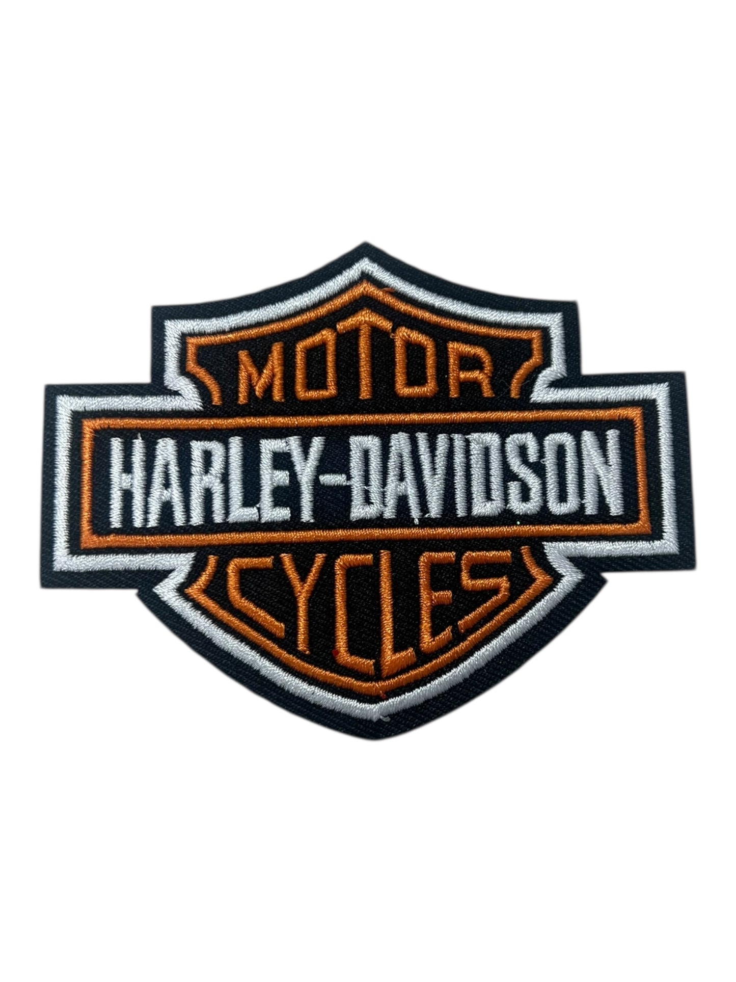 Orange Motorcycle 3.25 across approx