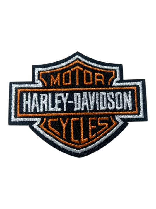 Orange Motorcycle 3.25 across approx