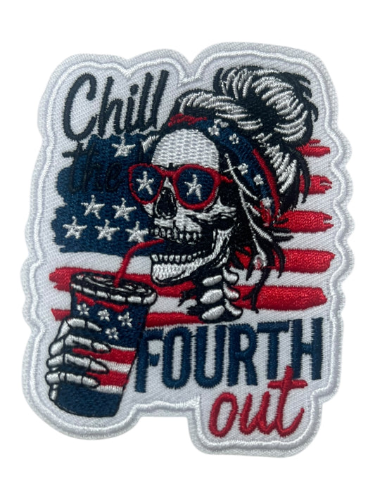 Skelly 4th of July Hat Patch