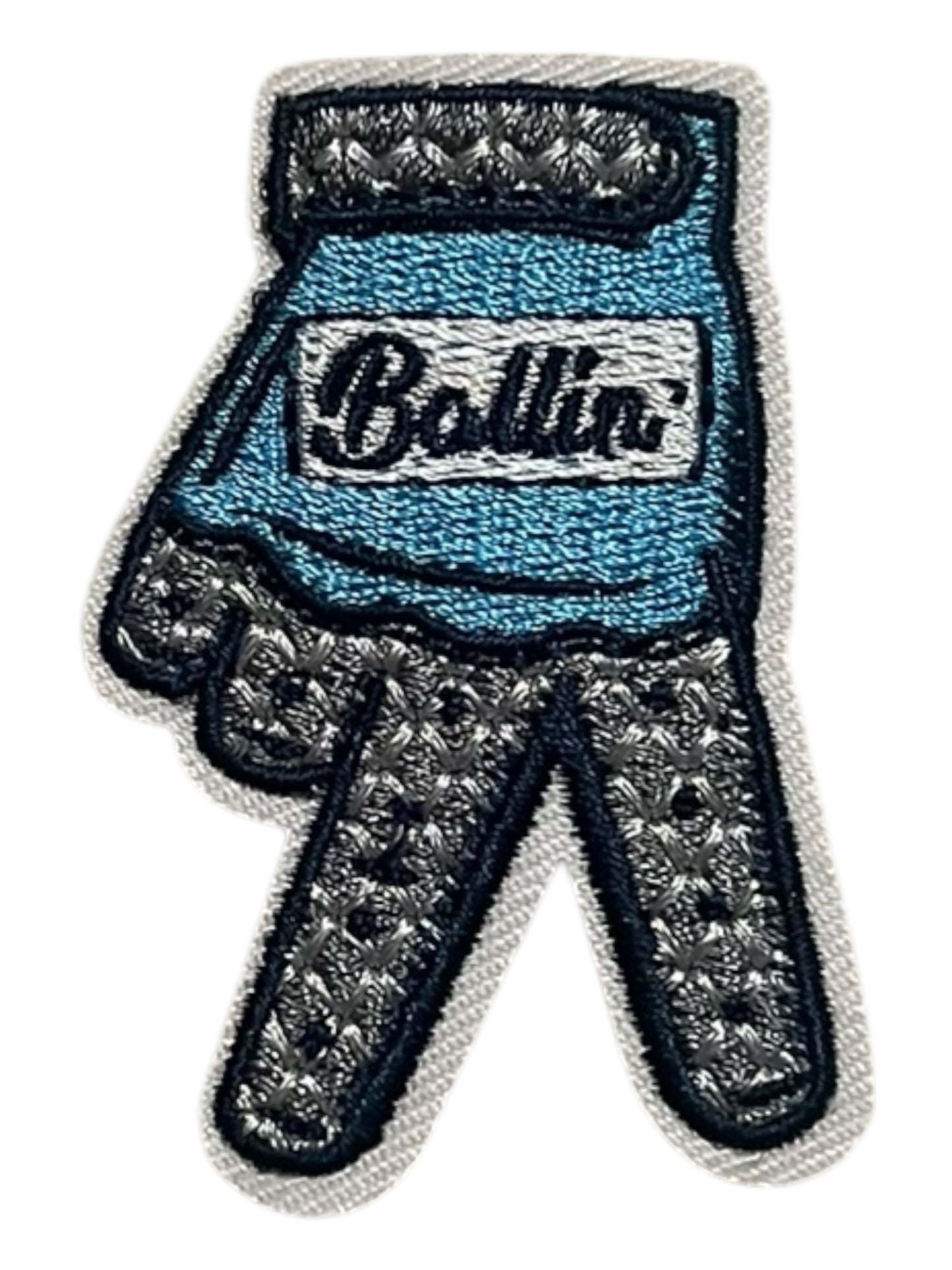 Blue ball glove