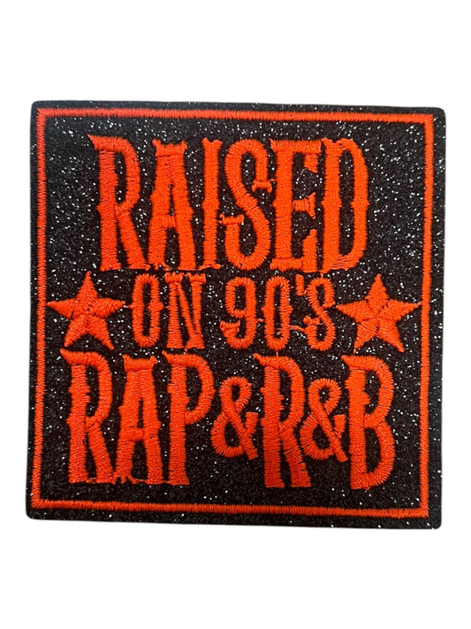 Raised on 90’s Rap & R&B red and black glitter
