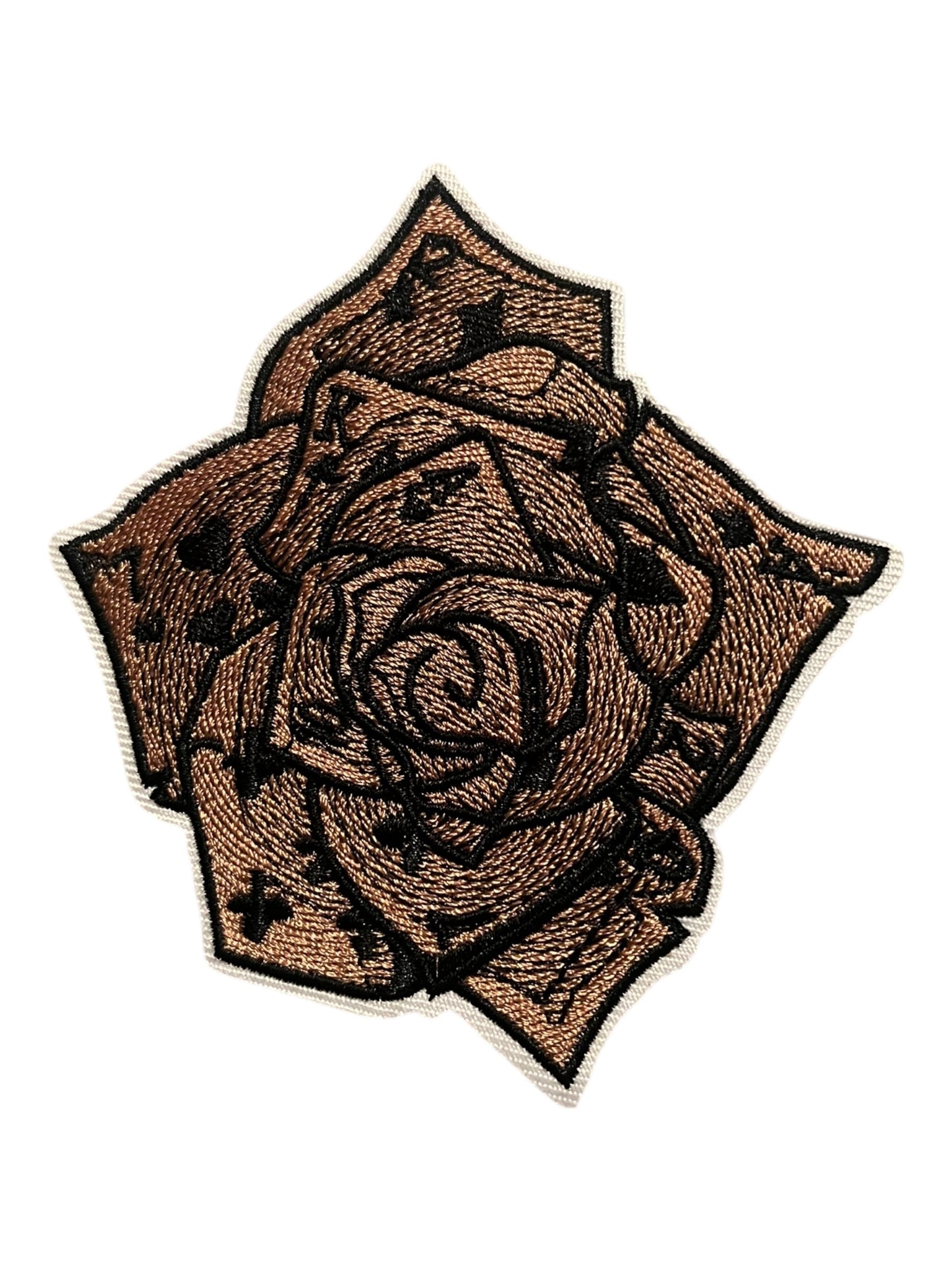 Cards  tan  and black Rose