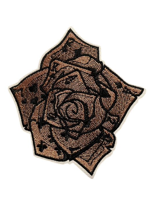 Cards  tan  and black Rose