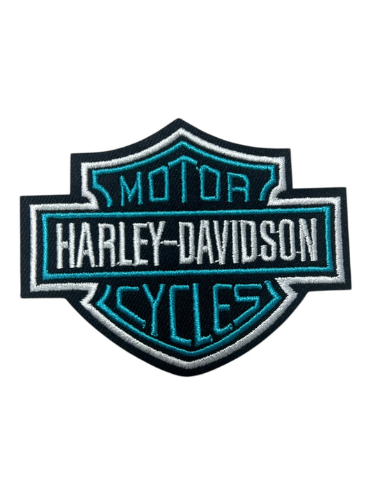Turquoise Motorcycle 3.5” across