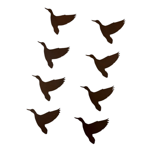 Leatherette duck 8 pcs  Iron on Patch
