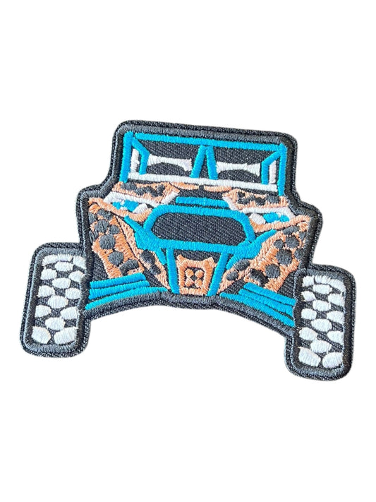 SXS non glitter leopard blue