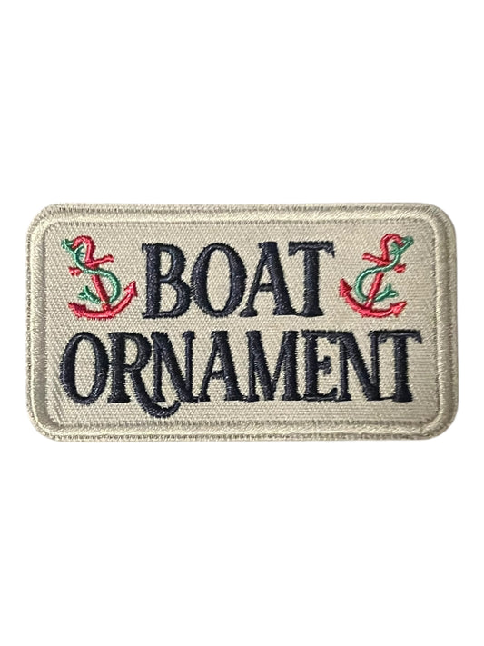 Boat ornament