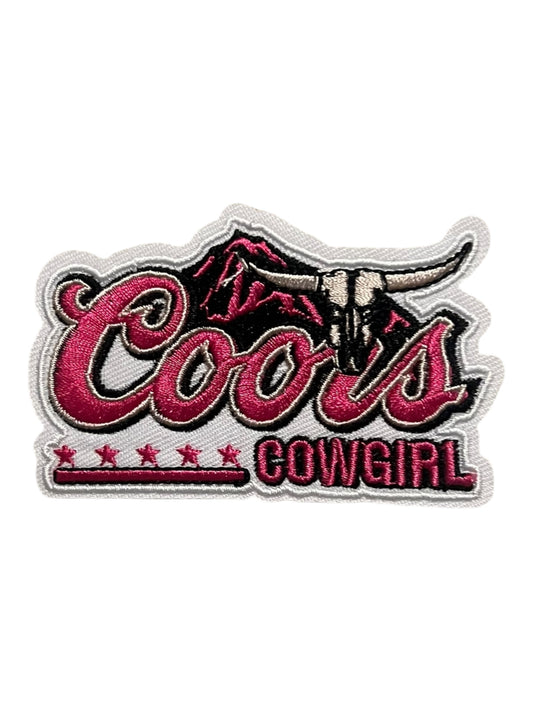 Coors cowgirl