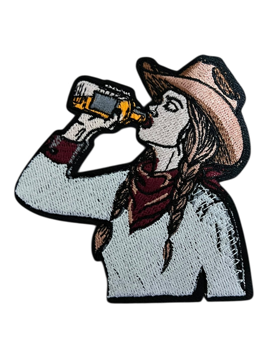 Drinking cowgirl