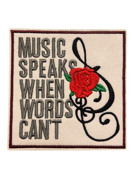 Music speaks  when words can’t