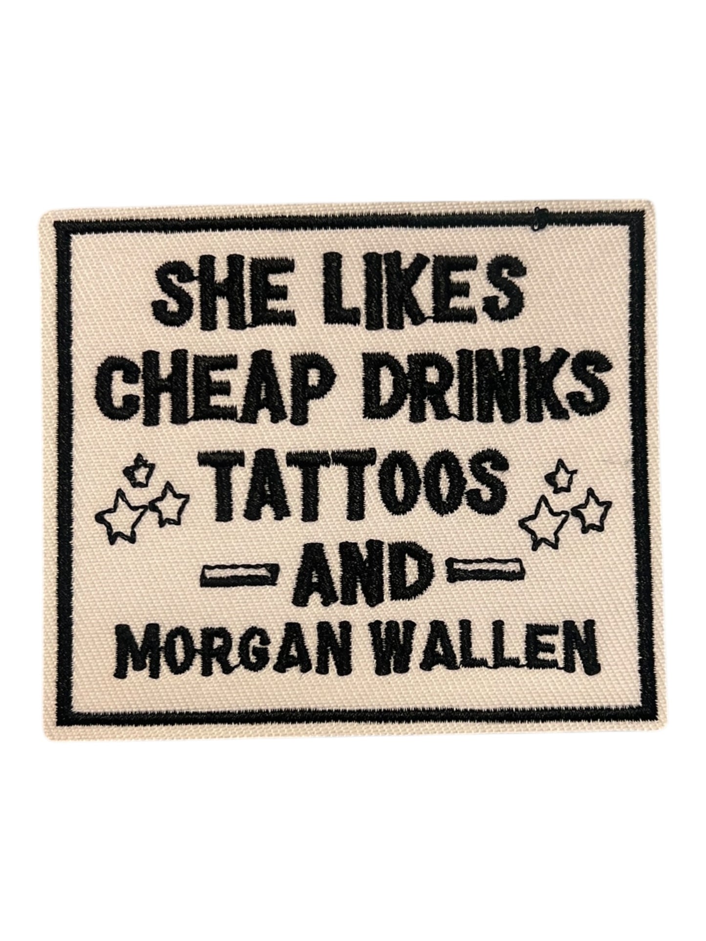 She likes cheap drinks and tattoos and Morgan
