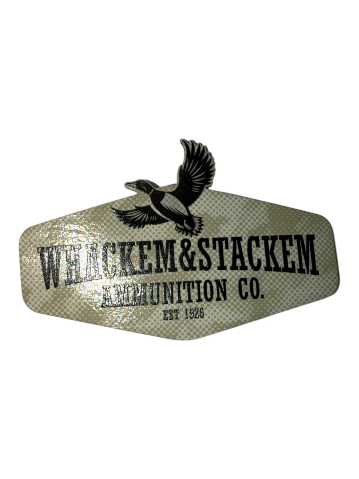 Whackem & Stackem Ammunition Co.  leatherette