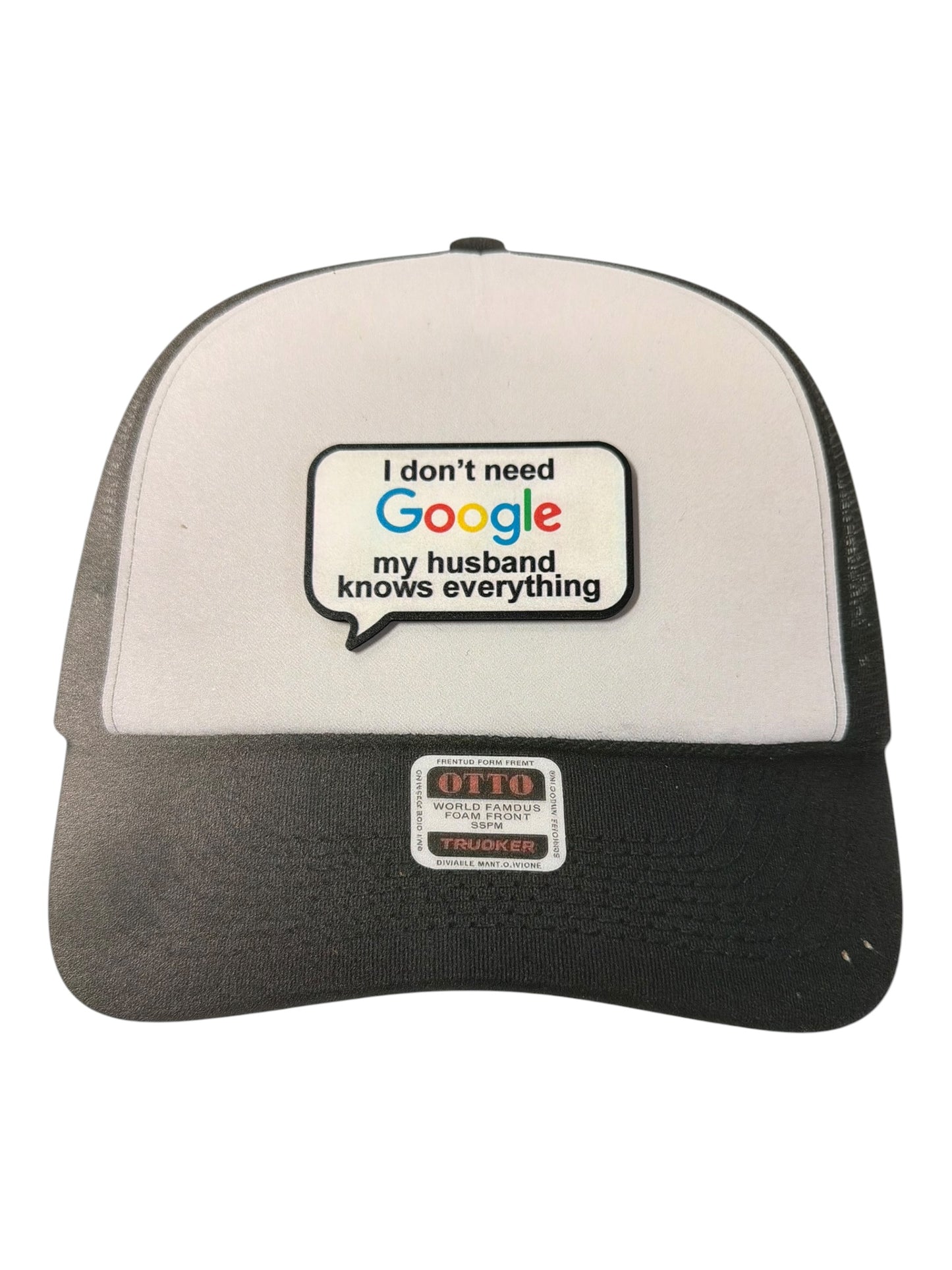 I don’t need google my husband knows everything leatherette