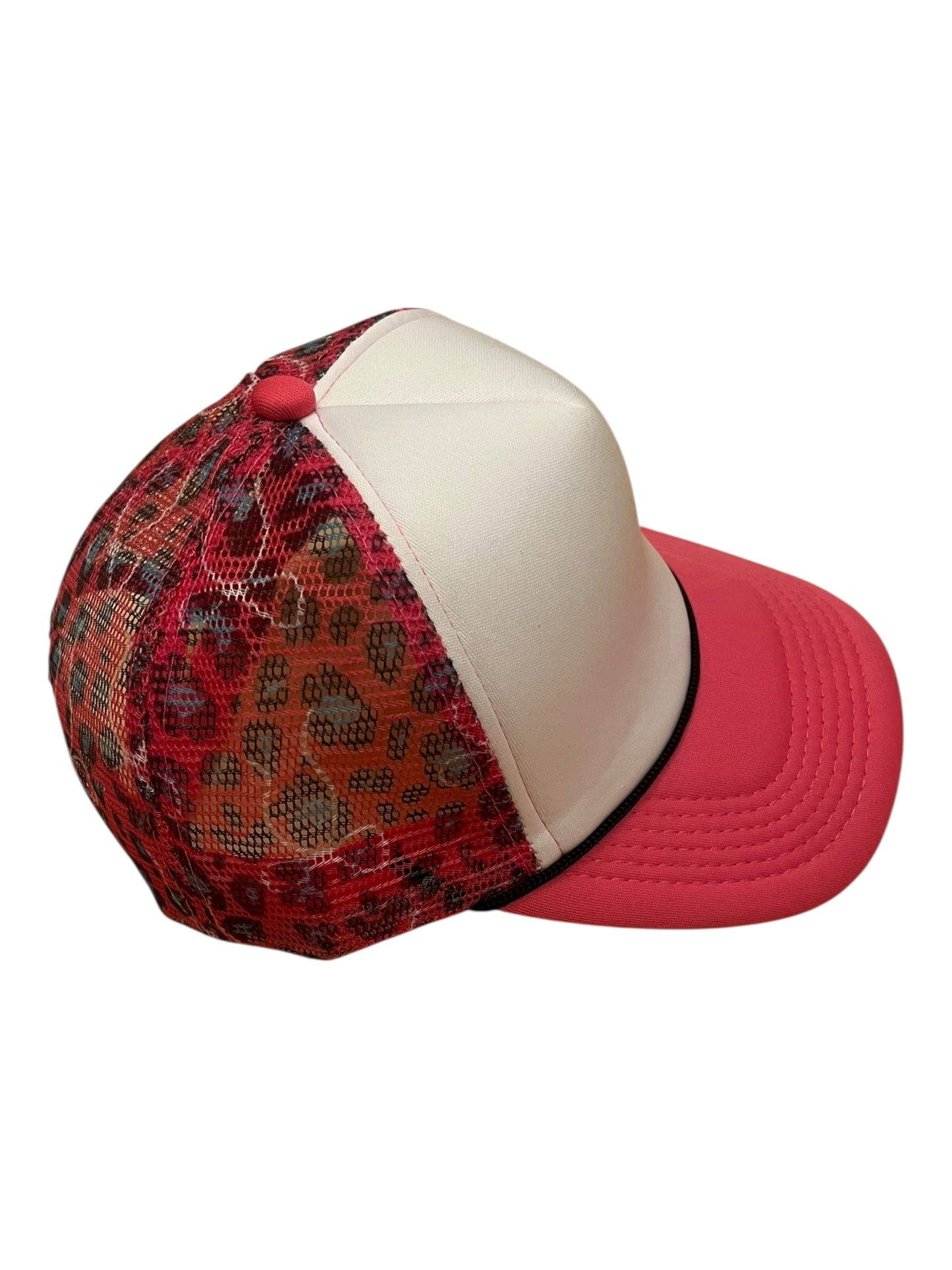 White and pink w/ leopard pink grey print