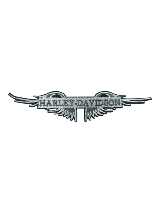 White grey black HD Motorcycle 8” across