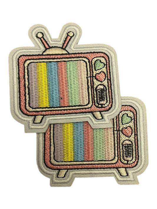 2 pcs old school tv