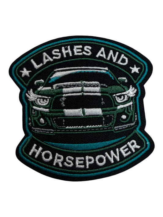 Lashes and horsepower  turquoise