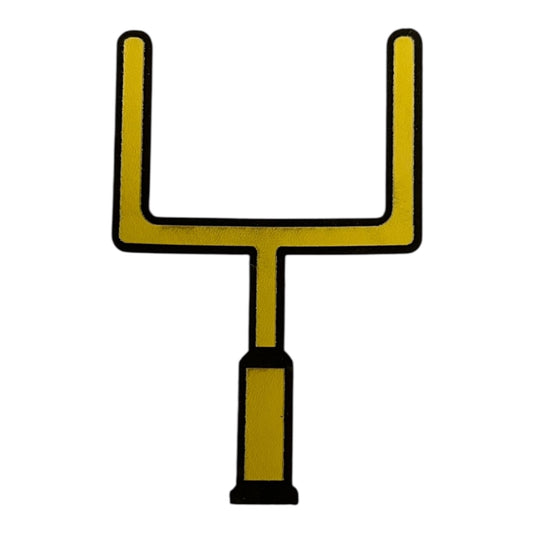 Leatherette Field Goal Iron on Patch