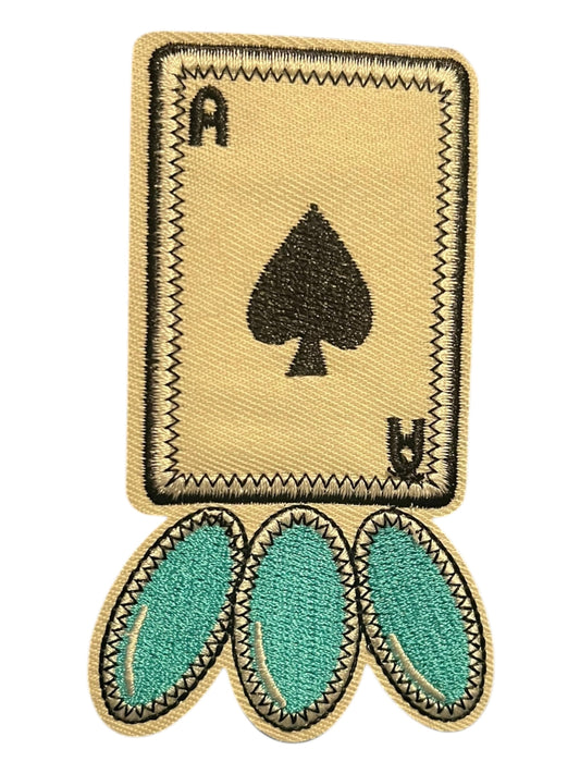 White Ace with turquoise