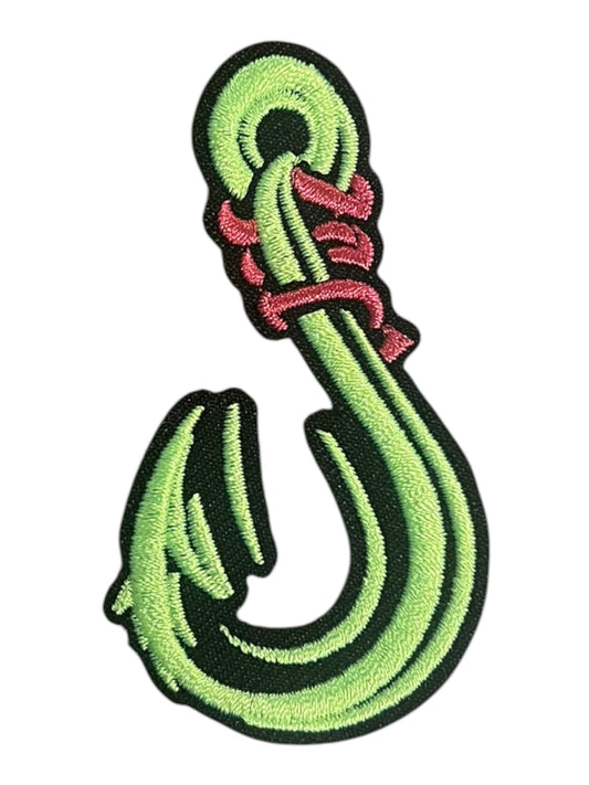 Neon green fish hook