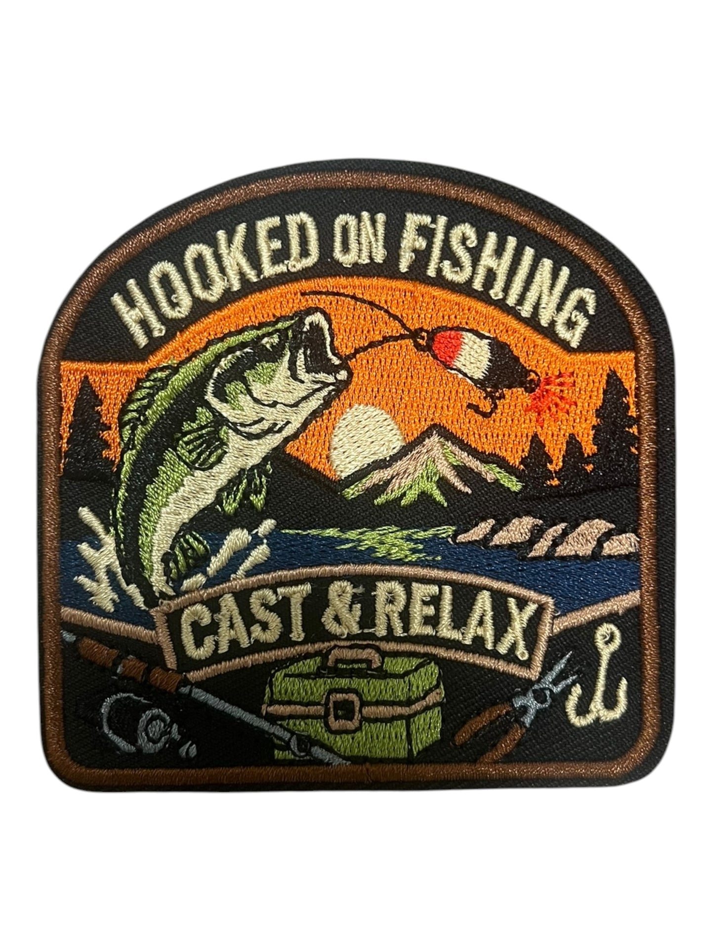 Hooked on fishing cast and relax
