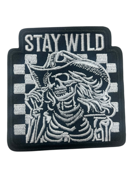 Skelly Cowgirl Hat Patch — Stay Wild