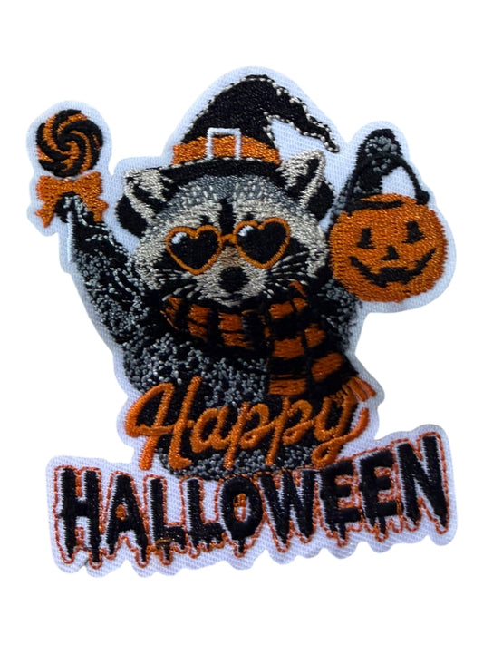 Happy Halloween raccoon