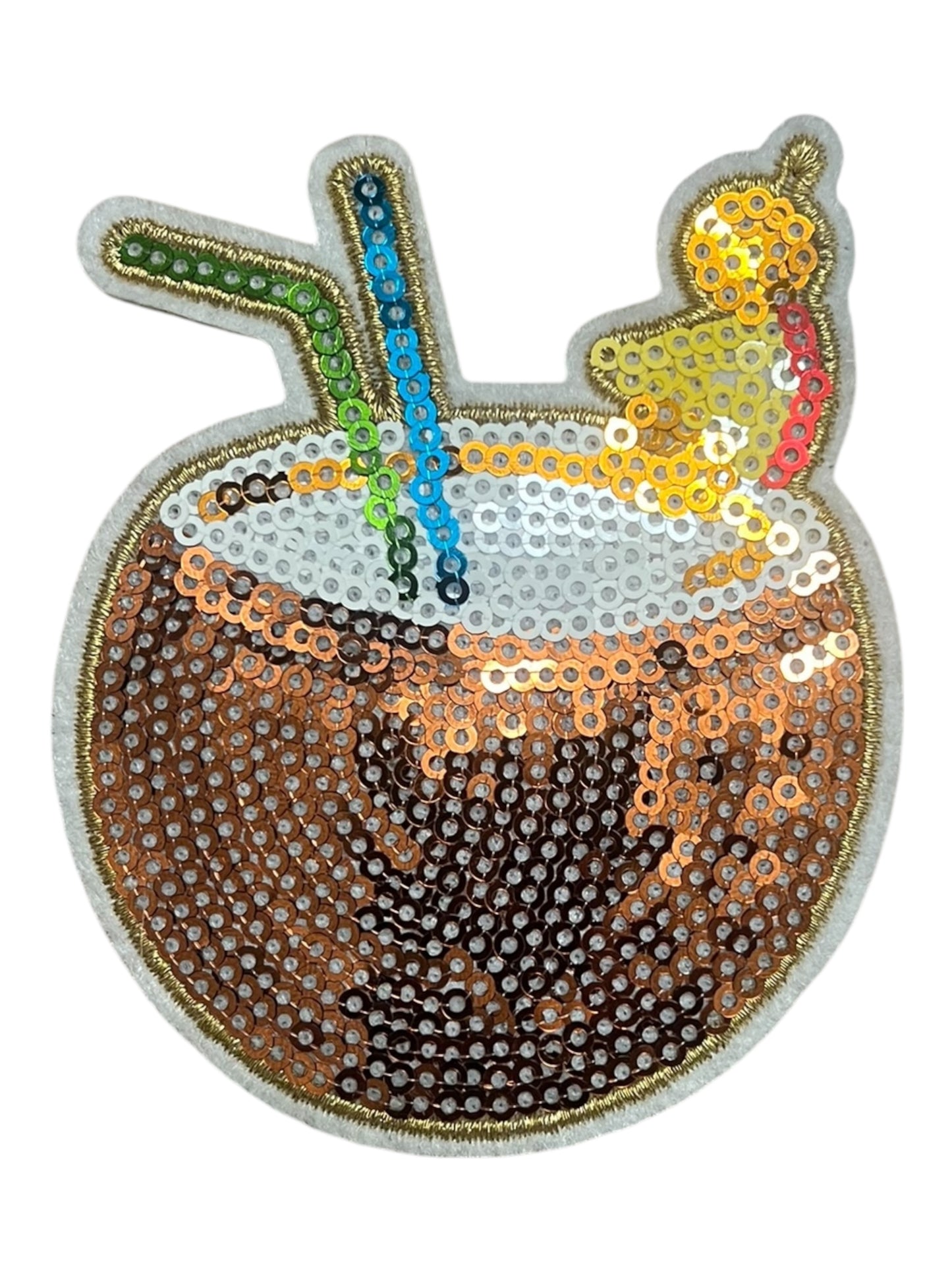 Sequin coconut drink