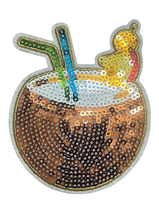 Sequin coconut drink