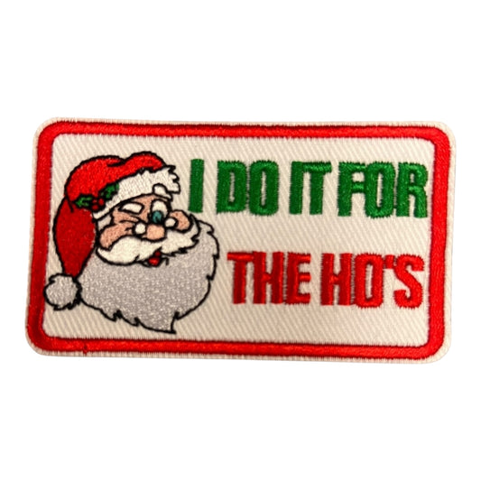 Santa do it iron  on Patch