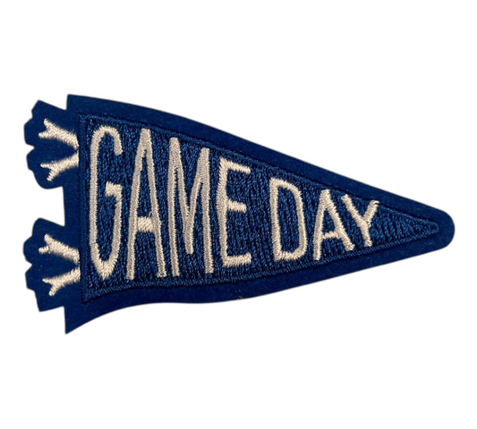 Game Day pendant flag Iron on patch